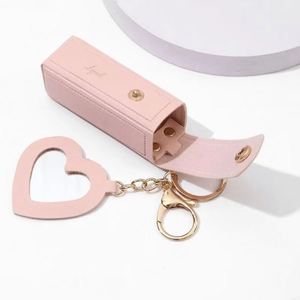 Bolsa de Almacenamiento Multifuncional Reutilizable para el Hogar, con Clip, Material de Cuero PU, Diseño de Colgante de Corazón para Mujer, Portátil - Product Image 3