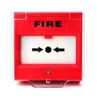 Point de rappel manuel réinitialisable de haute qualité en ABS ignifuge, bouton-poussoir de sortie d'urgence DC 12V/24V, déverrouillage de porte d'urgence vert/rouge, garantie 2 ans
