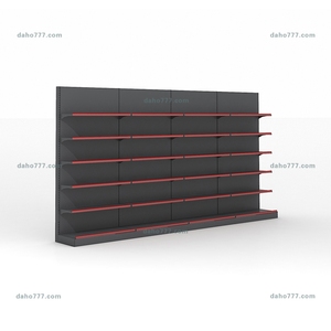 Xingye tùy chỉnh hạng nặng màu trắng một mặt sắt kim loại siêu thị giá một lớp cửa hàng trưng bày bán lẻ kệ phong cách thanh lịch - Product Image 3