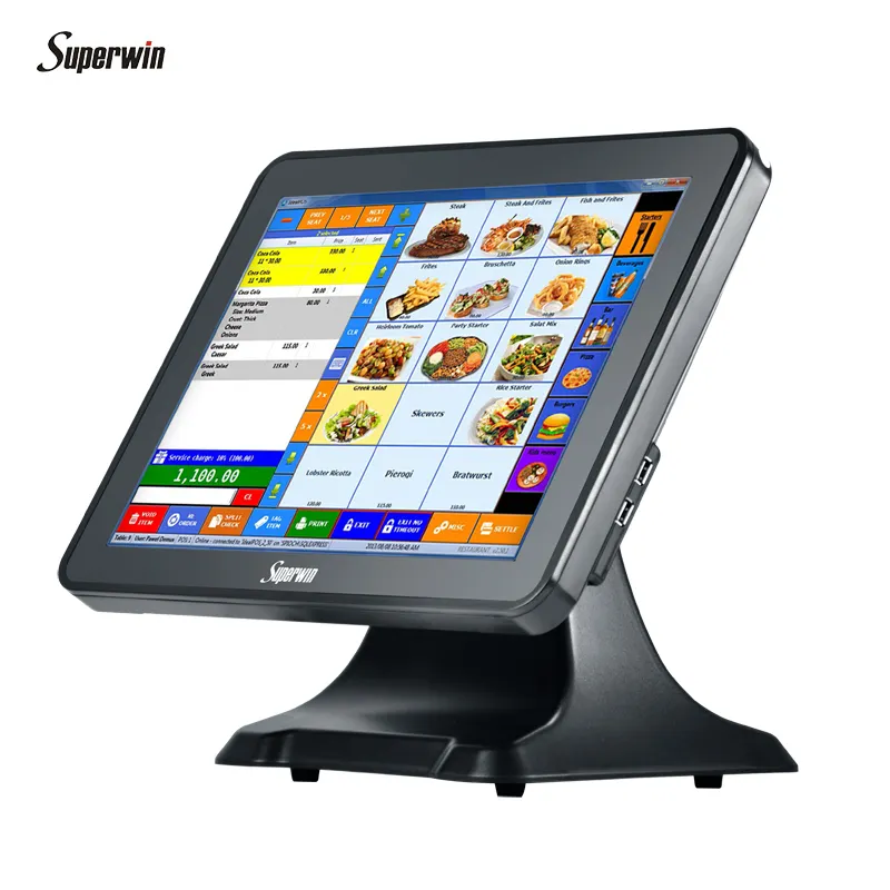 De Codigo Barras Pos Machine Punto Venta Leitor Para Abarrotes Payment Limonade Vending Desktop Android Vx Caja Registradora