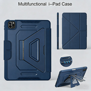 Funda para Tablet Resistente a Golpes, Funda de Cuero PU para Tablet, Funda Magnética Extraíble para <span class=keywords><strong>iPad</strong></span> <span class=keywords><strong>Pro</strong></span> 11, Funda con Soporte para Tablet - Product Image 1