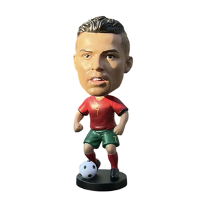 Cartoon <b>Bobbleheads</b> Design Custom Resin New Messi Bobble Head Souvenir Indoor Decoration Artificial Photo Shown Handicraft Paint - Product Image 5
