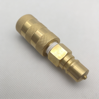 Raccord rapide auto-étanche en cuivre pour climatiseur, diamètre extérieur 3/8-7/16 po, pour installation extérieure de mini-split et pompe à chaleur
