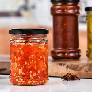 Bocaux en verre ronds pour conserves, confitures, miel, cornichons, contenants alimentaires, sauce chili – Nouveau style rond - Product Image 4