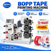 Petite machine d'impression de ruban BOPP, imprimante flexographique 1-3 couleurs pour la production de ruban adhésif