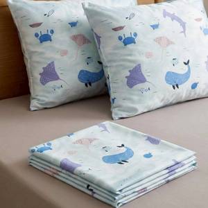 Drap-housse en Lyocell 40S motif poisson de dessin animé, naturel, rafraîchissant et doux pour la peau, pour chambre d'enfant - Product Image 2