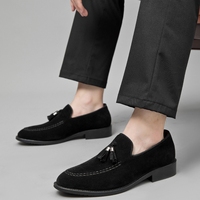 Nuovi Arrivi: Mocassini da Uomo con Nappe, Scarpe con Rialzo Interno Invisibile, Eleganti e Casual, Calzature da Ufficio Quotidiane alla Moda
