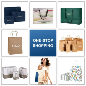 Bolsas de Papel con Estampado en Caliente de la Serie Profesional, Bolsas de Papel con Logotipo Personalizado, Bolsas de Papel para Empacar Ropa con Asas - Product Image 3