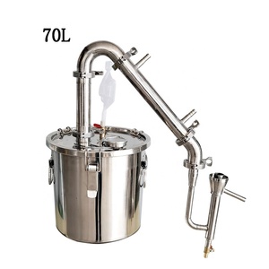 Alambic domestique de <span class=keywords><strong>70</strong></span> L en acier inoxydable, équipement de fabrication de vin, machine à fabriquer du rhum, distillerie privée - Product Image 1