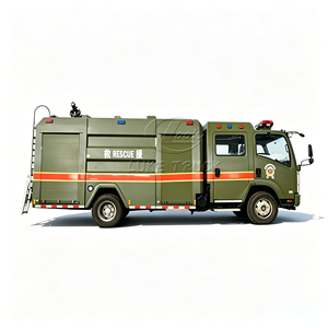 Camions de pompiers Isuzu 4x2, 4 tonnes, avec réservoir d'eau et de mousse de 3500 L, véhicules de lutte contre les incendies pour la lutte contre les incendies industriels - Product Image 1
