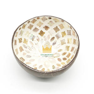 Exportador de Vietnam, Tazón de Cáscara de Coco con Laca Natural Ecológica, Hecho a Mano, Clásico, para Uso Doméstico - Product Image 1