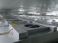 Suministro de fábrica Mushroom Desktop H14 filtro ulpa HEPA Unidad de filtro de ventilador campana de flujo de aire laminar FFU con prefiltro para sala limpia