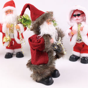 จีนผู้ผลิตอิเล็กทรอนิกส์Santaตุ๊ก<span class=keywords><strong>ตา</strong></span>Plushของเล่นเพลงคริสต์มาสตกแต่งวันหยุดของขวัญเด็กอุปกรณ์ - Product Image 4