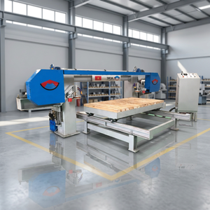 Stone Cutting <b>Machine</b> with Hydraulic System Motor for Marble Granite Stone Slab Cutting 13KW Power Wire Splitter & <b>Stretch</b> - Product Image 1