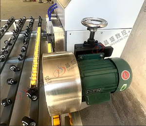 Macchina per la Rimozione di Pellicole da Vetri Isolanti con Componenti Principali Motore e PLC per Macchinari di Bordatura e Smussatura del Vetro - Product Image 6