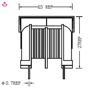 Nhà máy cung cấp uu16 EMI Lọc DC phổ biến chế độ Choke dòng biến áp - Product Image 4