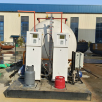 Réservoir de stockage GPL 10m3, réservoir de gaz GPL, réservoir GPL sur skid, vente d'usine en Turquie