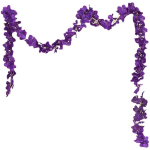 Artificial Wisteria Silk Flower <b>Garland</b> 100cm 200cm Wedding Wall Ceiling Decorations - Product Image 1