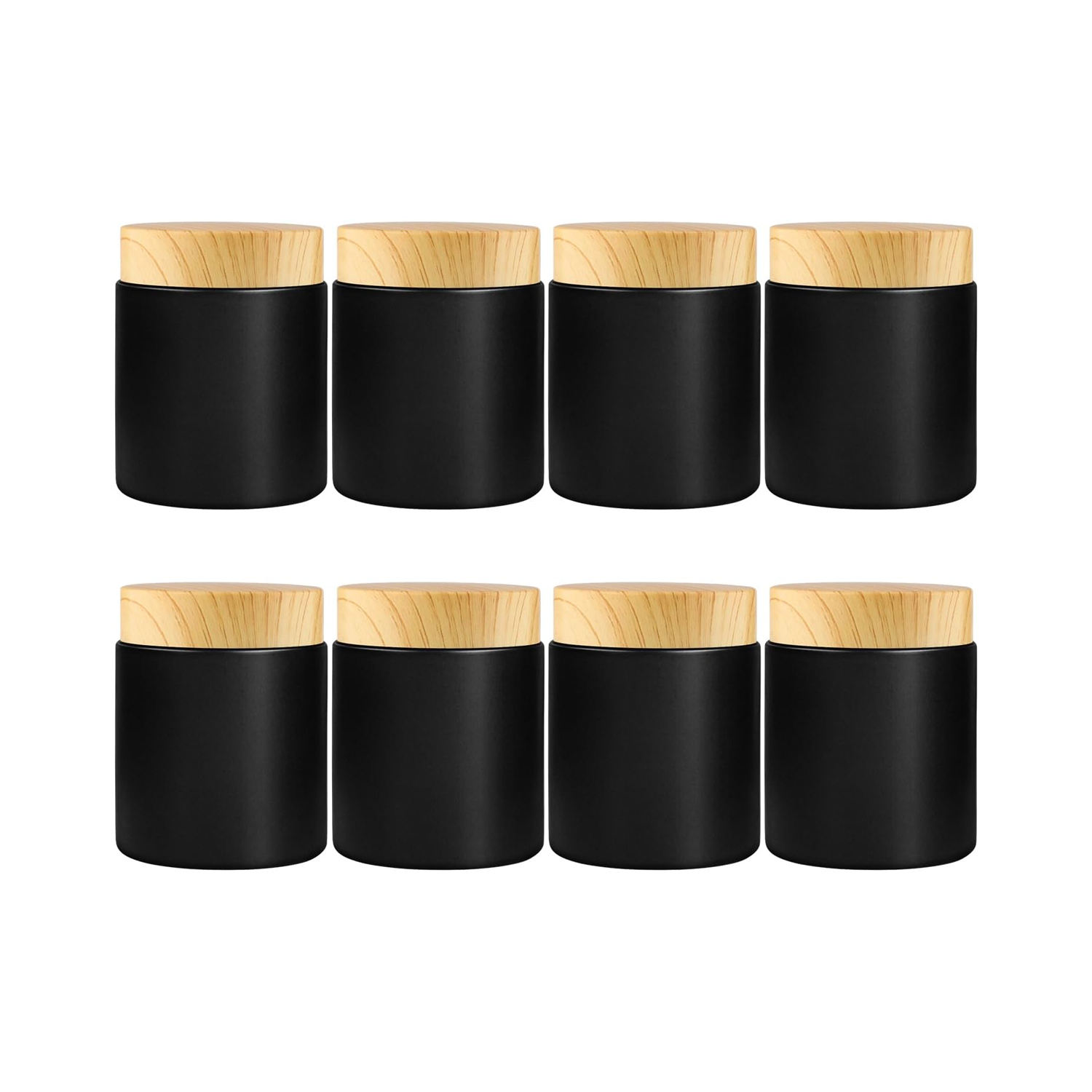 สีดำด้าน + ฝาไม้