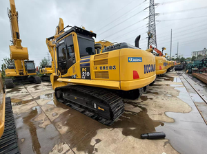 Pelle hydraulique sur chenilles Komatsu PC210LC de 21 tonnes utilisée Faible usure Rentable Fonctionnement à long terme PC200 PC220 PC240 PC350 - Product Image 3