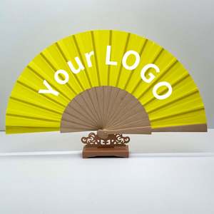 Abanico de Mano Plegable de Madera Mini Portátil con Logotipo Impreso de Eventail Married para Bodas, Venta al por Mayor - Product Image 2
