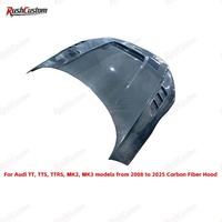 Pour Audi TT MK2 MK3 - Capot en fibre de carbone style LY - Design sportif - Couvercle de moteur léger - Amélioration des performances - Qualité supérieure