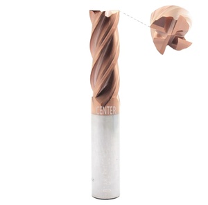 1/8 ",1/4",3/16 ",5/16",3/8 ",1/2", 1-1/2 "pollici fresa quadrata, carburo 4 flauto punte per fresatura di metalli - Product Image 1