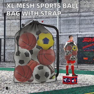 Túi đựng đồ thể thao bằng lưới mềm thoáng khí có quai xách cỡ lớn dành cho huấn luyện viên, đội bơi, quà tặng ngoài trời - Product Image 2
