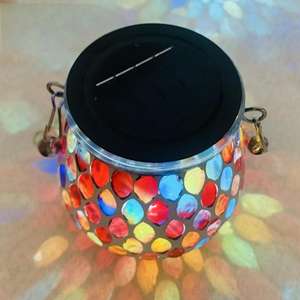 Lampe Solaire Portable en Verre à Suspendre, IP65 LED DC, pour Jardin, Fête, Mariage, Camping, Décoration Extérieure - Product Image 5