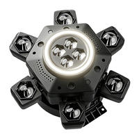 Ihomemix Direktvertrieb 150W LED Moving Head Bühnenlicht RGBW 6-Arm Bienenauge DJ Laser Disco Party DMX 512 Beleuchtung mit Fernbedienung