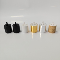 Bouchon de diffuseur rond en plastique coloré pour bouteille, couvercle de diffuseur blanc, noir, or, argent pour couvercles et fermetures de bouteilles