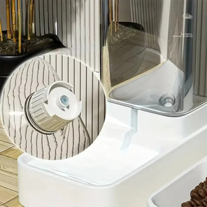 Juego de Bebedero y Comedero Automático por Gravedad para Mascotas, Paquete de 1-2 Unidades, Universal para Perros y Gatos, Dispositivo de Alimentación y Bebida de Doble Función - Product Image 3