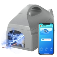 Piège à souris électrique intelligent WiFi automatique haute tension pour rats et rongeurs, notification à distance via application, piège à souris électronique sûr