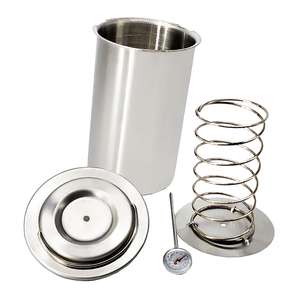 Manuale in acciaio inox strumento pressa per la carne per l'hamburger fatto in casa e Sandwich per BBQ - Product Image 4