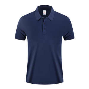 Vente en gros de polos avec logo personnalisé-Haut de golf 100% coton grande taille pour hommes (manches courtes/longues disponibles) - Product Image 3