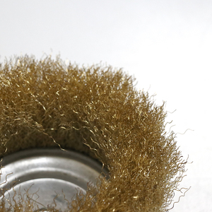 <span class=keywords><strong>Brosse</strong></span> métallique <span class=keywords><strong>rotative</strong></span> en acier de <span class=keywords><strong>brosse</strong></span> de tasse de fil serti de noeud torsadé pour l'industrie de meuleuse d'angle nettoyer et polir la surface métallique - Product Image 6