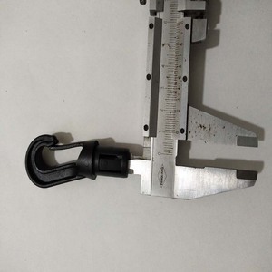 Ganchos de remolque de acero negro, 1M de longitud, gancho doble, cuerda elástica, uso en exteriores - Product Image 3