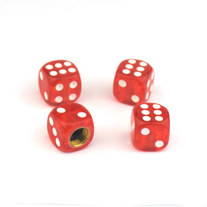Tapón de válvula Dice de 14 mm, colorido, de goma, para neumáticos sin cámara, para coche, motocicleta, tamaño americano, general - Product Image 2