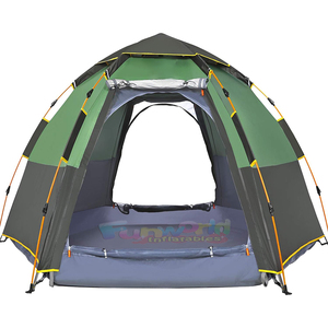 Factory Camping <b>Tent</b> Customizable Portable Camping Outdoor Waterproof Windproof Campingzelt 6-10 Person <b>Tent</b> for Family - Product Image 5