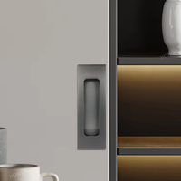 Fourniture d'usine Offre Spéciale bouton en acier inoxydable moderne Durable tiroir caché poignées d'armoire en laiton