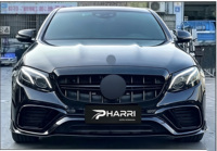 Yeni Yüksek Kaliteli Tam Kaplama Kiti 2017-2020 Mercedes Benz E Serisi W213 Ön Makyajlı Araçlar İçin Yükseltme B-BS Ön Arka Tampon Izgarası