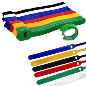 Sangles de fixation de qualité, attaches Velcro 100% nylon, attaches Velcro à crochets et boucles, attaches pour câbles de données, sangles de fixation personnalisées Velcro - Product Image 1