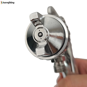 Pistola de Pintura Neumática Doméstica de Alta Presión PQ-2, de Aleación de Aluminio, con Tanque de 1000 ml, Boquillas de 2 mm, Personalizable OEM - Product Image 6