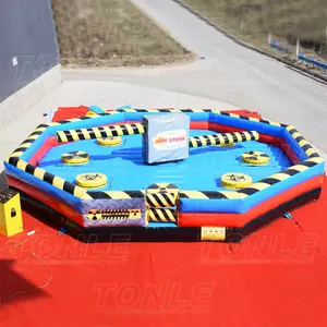 Meltdown Factory Price Custom Toxic Mechanical Inflatable Meltdown Machine Meltdown Wipeout Game For Sale