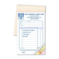 Duplicateur imprimée personnalisé, papier NCR en 2 parties, format de poche, pour livres à imprimer, forme vocale
