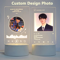 Offre Spéciale – Lampes de Table LED en Plastique Personnalisables avec Logo Anime, Blanc Chaud Moderne, Cadeaux Promotionnels d'Entreprise pour Entrepôts