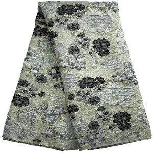 3317 ultimo tessuto di pizzo broccato francese tessuto di pizzo africano di alta qualità ricamo tessuto Jacquard per cucire matrimoni