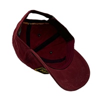 Gorra de Béisbol Negra Unisex Personalizable con Cierre, Logotipo Bronce, Seis Paneles, Estilo Vintage, Lona Encerada, Sin Estructura, Tipo Dad Hat con Parche Bordado