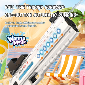 OEM ODM commercio all'ingrosso eselettrico pistole ad acqua per bambini all'aperto pistola ad acqua automatica PP giocattolo di plastica pistole - Product Image 2