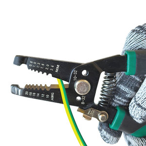 Automatic 7 in 1 <b>Hose</b> <b>Clamp</b> Carbon Steel Cable Cutter Hand Crimper Tool 7 Inch Handle Wire Stripper <b>Pliers</b> - Product Image 4